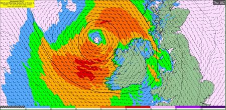 Dublin Fire Brigade and AA Road Watch issue advisories ahead of Lorenzo’s arrival