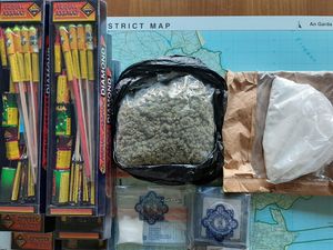 Gardaí seize close to €100,000 worth of drugs and fireworks in Balbriggan