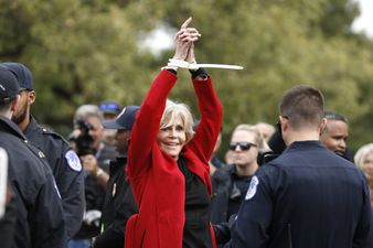 WATCH: Jane Fonda accepts BAFTA while being arrested during climate change protest