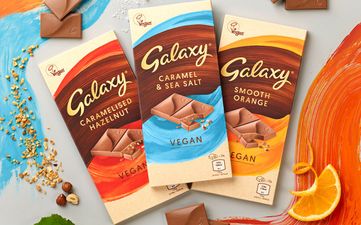 A range of vegan Galaxy bars are coming to shops in Ireland