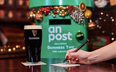 Guinness are turning beermats into postcards for the Christmas season