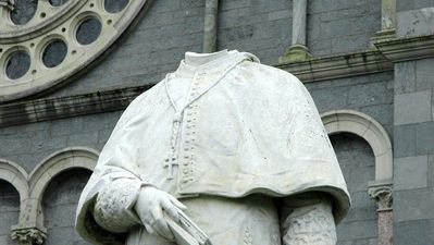 Gardaí renew appeal for missing head of statue at church in Tipperary