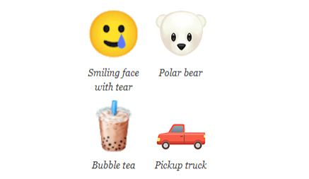 2020 emojis