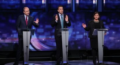 Exit poll indicates three-way tie for top spot in general election