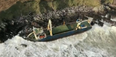 Storm Dennis washes ghost ship up on to Cork shore