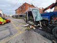 Red Line Luas collides with truck in Dublin