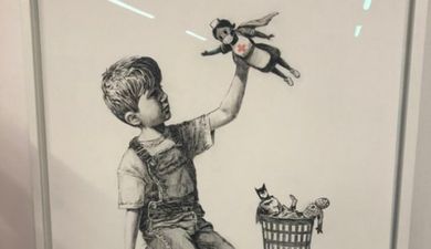 Banksy donates artwork honouring healthcare workers to hospital