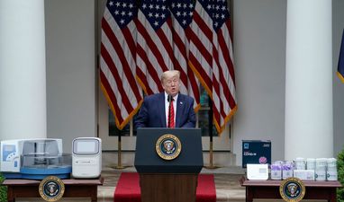 “Don’t ask me. Ask China.” Donald Trump abruptly leaves coronavirus press conference