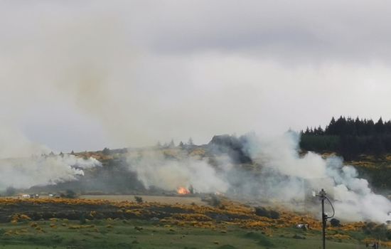 Dublin Mountains fire