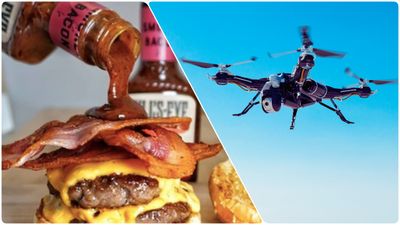 World’s first BBQ drone delivery happened in Wicklow today