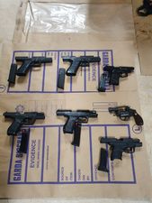 Seven guns found in West Dublin raid
