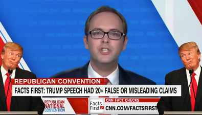 Trump branded a “serial liar” after multiple false claims in acceptance speech