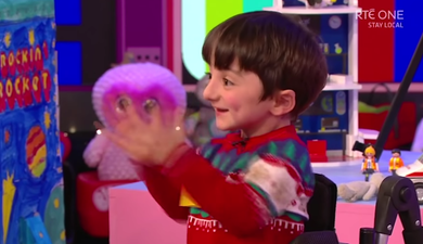 Saoirse and Adam capture the hearts of a nation on this year’s Late Late Toy Show