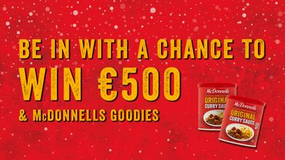 How do you fancy winning €500 (and other great prizes) from McDonnells in the run up to Christmas?