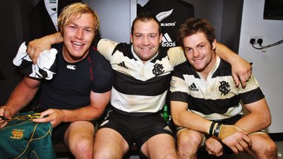 Springboks legend must have the greatest jersey swap collection in rugby