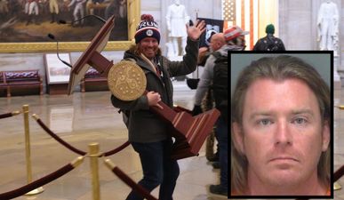 Man who was pictured stealing Nancy Pelosi’s podium has been arrested in Florida