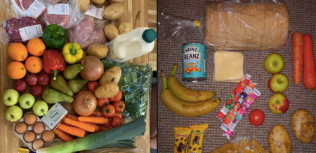 Mum’s anger at state of £30 free school meals package in the UK