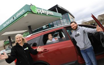 Applegreen gives free fuel for a year to parents of baby born in Kildare forecourt