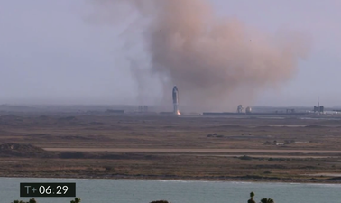 SpaceX Starship rocket nails landing for the first time, then explodes