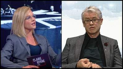 Joe Brolly “taken off air” during Claire Byrne Live debate on Monday night