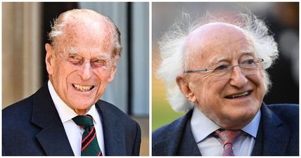 President Michael D Higgins expresses condolences to Queen on death of Prince Philip