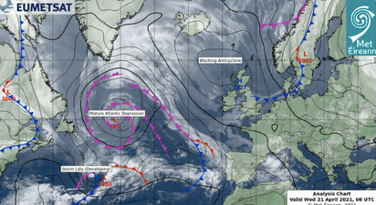 Storm Lola set to bring high temperatures to Ireland this weekend