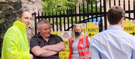 Twitter users declare Matt LeBlanc meme “ruined” after Simon Harris joins in with Fine Gael joke