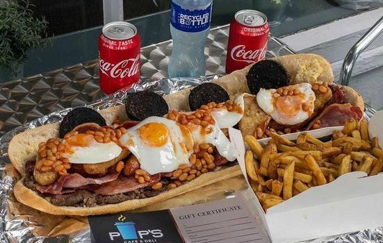 giant breakfast roll