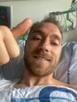 Christian Eriksen shares first update from hospital as he undergoes tests after cardiac arrest