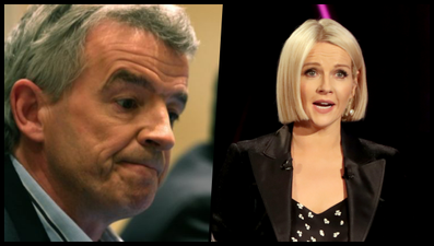 “The only person making things up here is you” – Claire Byrne and Michael O’Leary had a tense interview on Friday