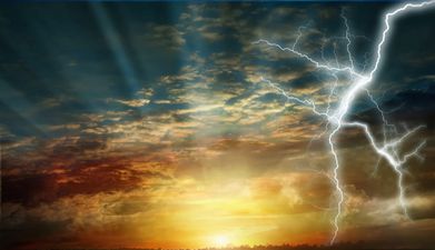 Yellow thunderstorm warning issued for four counties on officially the hottest day of the year so far