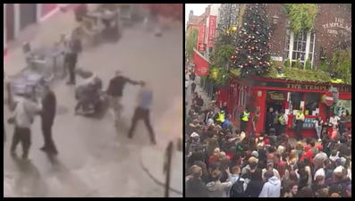 Protestors call on Temple Bar pub to “come out and say sorry” over alleged assault