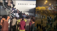Harrowing scenes as thousands of Afghans attempt to flee through Kabul airport