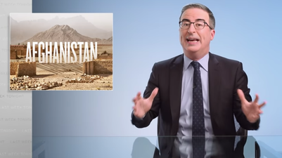 WATCH: Last Week Tonight gives a powerful explainer on the current situation in Afghanistan
