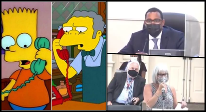 Kids pull “Bart Simpson” style prank on school board in brilliant viral clip