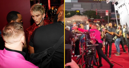 WATCH: Conor McGregor and Machine Gun Kelly face off at MTV VMAs