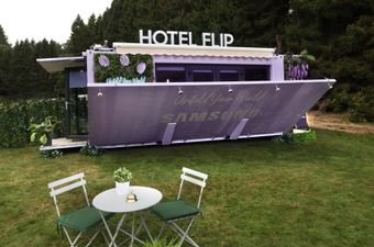 The first ever foldable hotel room has been launched in Ireland