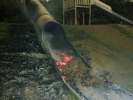 Slide fire south Dublin Corkagh Park