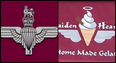 Derry ice-cream shop apologises for logo’s “striking resemblance” to Parachute Regiment’s insignia