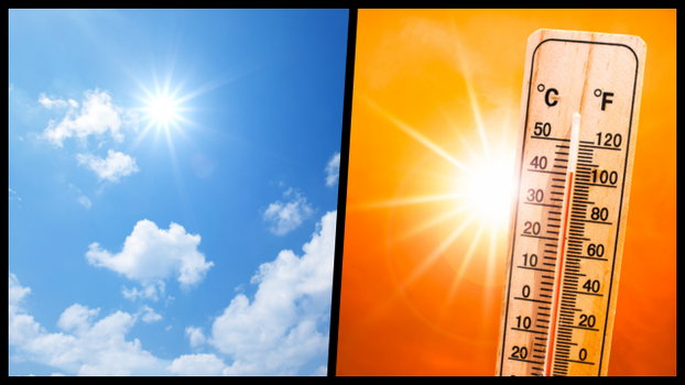 Weather forecast weekend summer temperatures