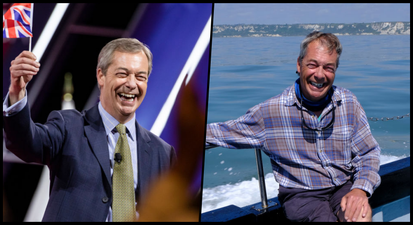 Nigel Farage has been saying republican phrases again, but in reality, he’s the one laughing