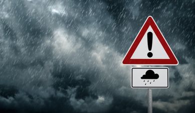 Status Yellow warning issued for six counties as yet more rain thunders down