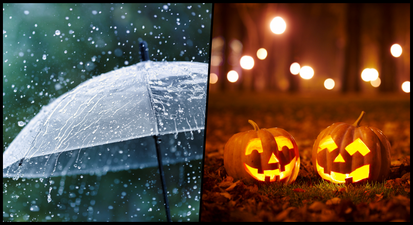 Met Éireann says “heavy” rain in store for the Halloween weekend