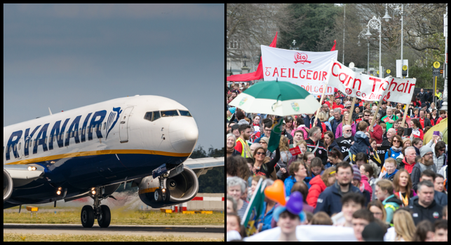 ryanair virtue signalling gaeilge