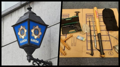 Gardaí stop and arrest man with weapons and balaclava in his car