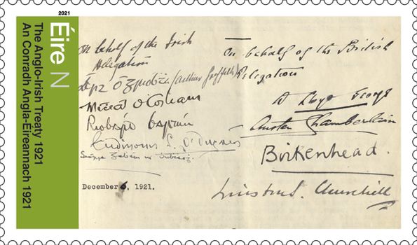 an post stamps centenary treaty