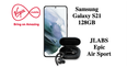 COMPETITION: WIN a Samsung Galaxy S21 AND a pair of JLab Epic Air Sport Earbuds