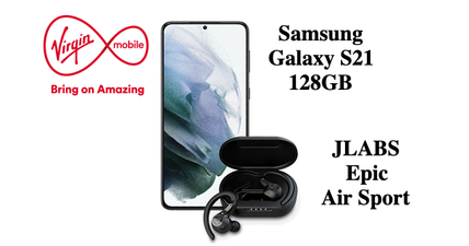 COMPETITION: WIN a Samsung Galaxy S21 AND a pair of JLab Epic Air Sport Earbuds