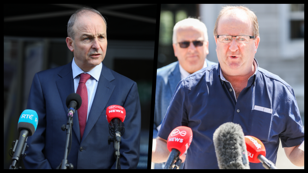 Government row Covid restrictions Ireland