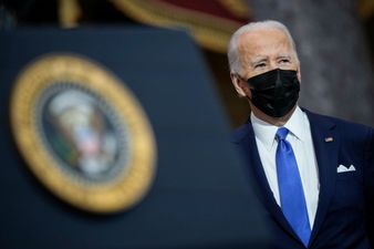 Joe Biden accuses Donald Trump of spreading “web of lies” about 2020 election